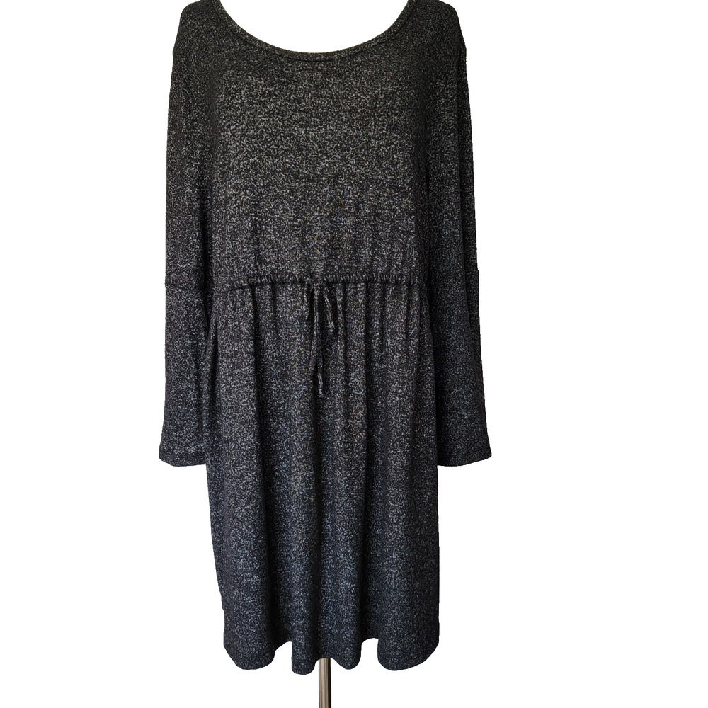 Old Navy Maternity Black Babydoll Peasant Stretch Tunic Women XL Whimsygoth Work